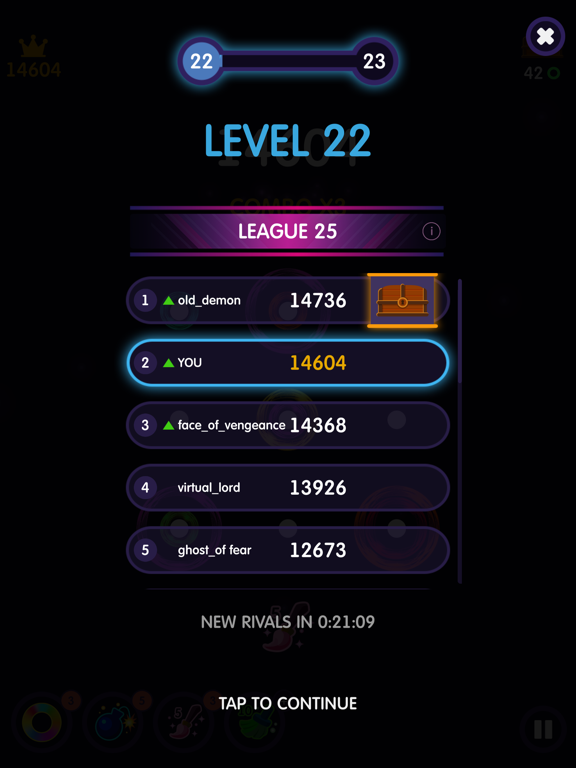 Pop Rings: Color Puzzle Game iPad screenshot 5 - Games app