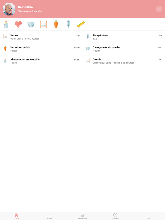 Screenshot #4 pour Bébé Tracker