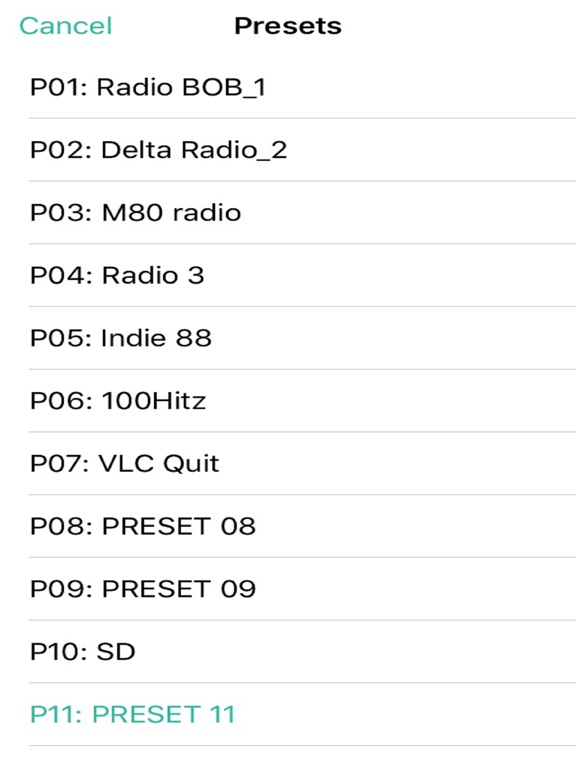 RePlayer iPad screenshot 5 - Music app