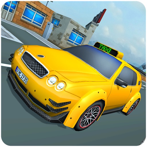 Blocky Taxi Drive Simulator 3D