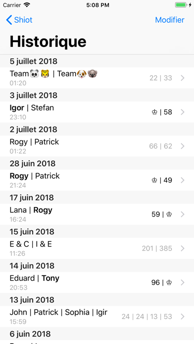 Screenshot #2 pour Shiot - Juste pour Belote
