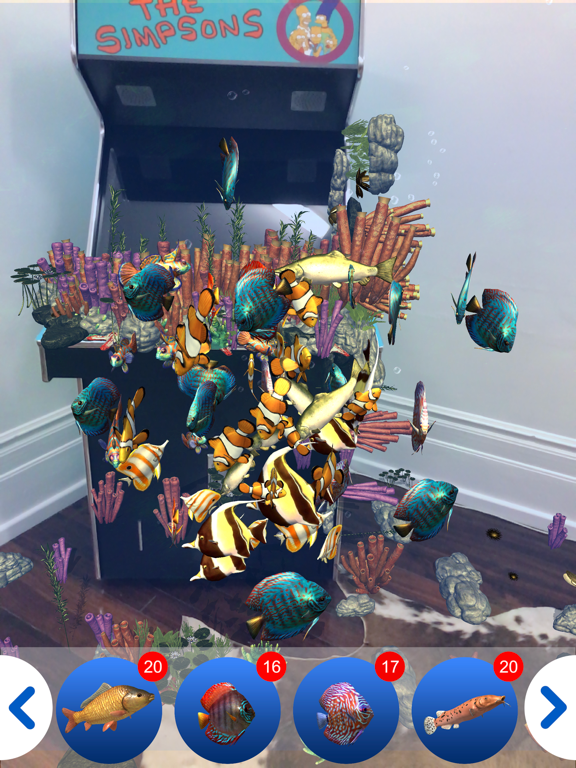 Fish Tank AR iPad screenshot 5 - Entertainment app