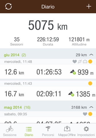 Runtastic Mountain Bike PRO screenshot 3