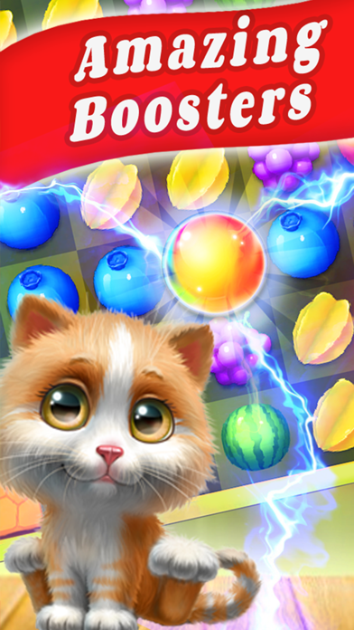 Cat Match Story: Fruit City Screenshot