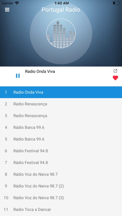 Portugal Radio: Portuguese FM screenshot 3