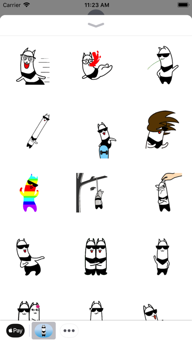 Screenshot #1 pour Alpaca Animated Stickers