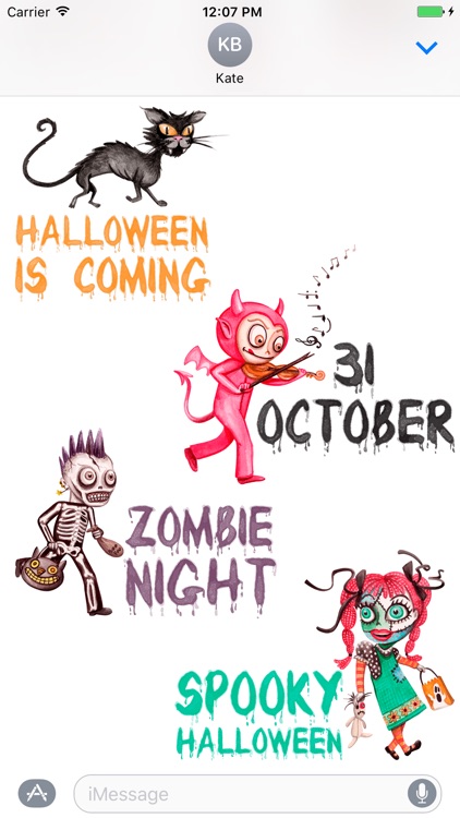 Scary Halloween Pumpkin Emoji