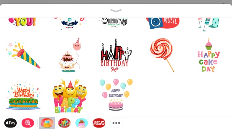 Happy Birthday Party Sticker
