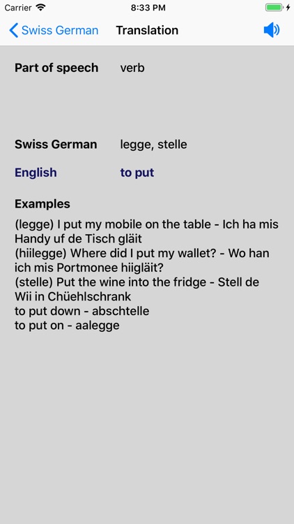 Swiss German Dictionary screenshot-4