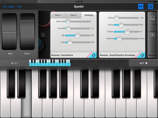 Synth iPad app afbeelding 5