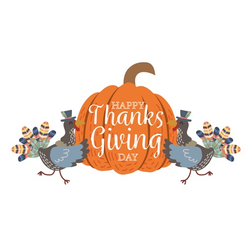 Happy Thanksgiving Day Sticker icon