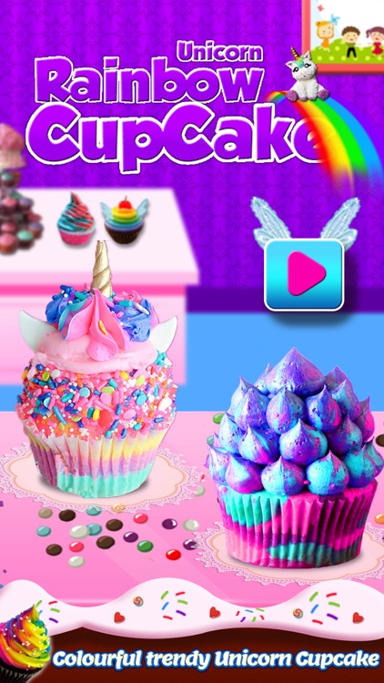 Rainbow Cake Bake Maker Game