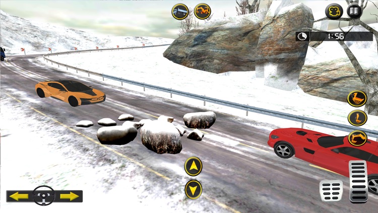 Snow Excavator Crane Rescue