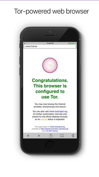 Onion - Private & secure web screenshot-0