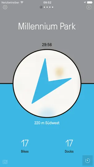 Screenshot von Chicago Bikes — Die Einfache Divvy Bike App auf dem iPhone 5