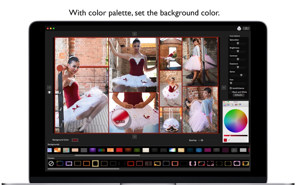 #2. Collage Studio - Custom Frames (macOS) 由: Clovis Michel Pedroso Picanco