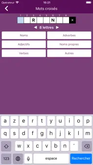 Assistant de jeux de lettres iphone bilder 1