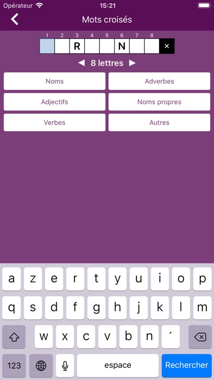 Assistant de jeux de lettres