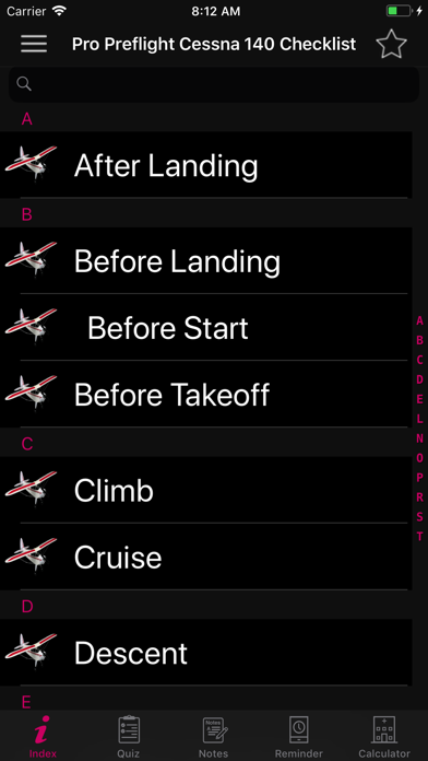 Preflight Cessna 140 Checklist screenshot 2