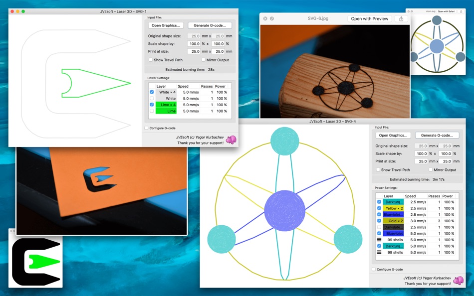 #3. JVElaser (macOS) 게시자: Yegor Kurbachev