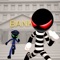 Stickman Bank Robbery Escape