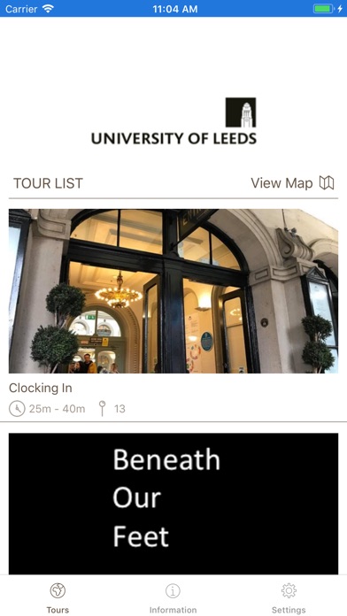 University of Leeds screenshot 2