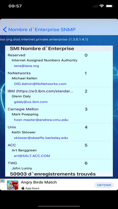 Screenshot #2 pour Nombre d'Entreprises SNMP