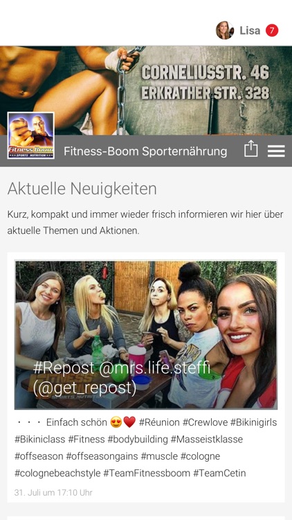Fitness-Boom Sporternährung