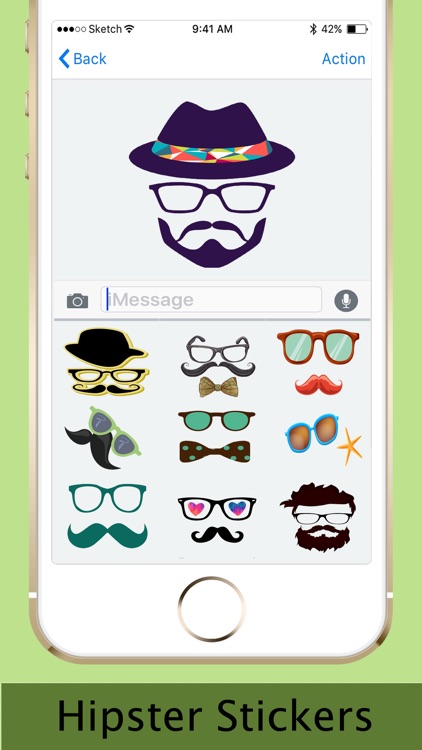 Hipster Stickers Pack!