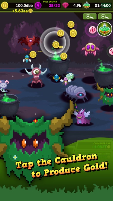 Crypt Critters - Clicker Game screenshot 2