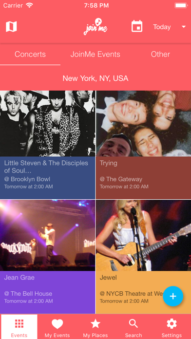 Screenshot #1 pour JoinMe-find events around you
