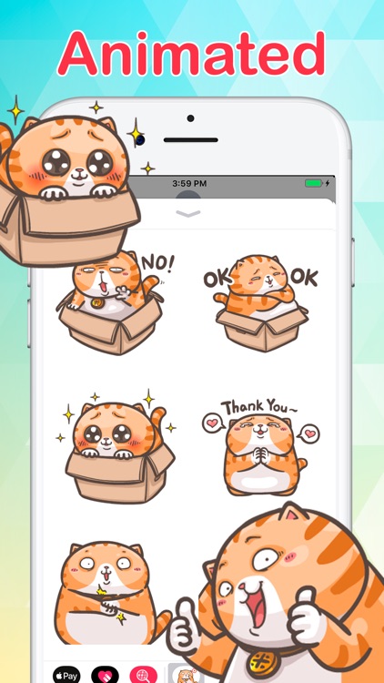 Chubby Cat Stickers Animated screenshot-0