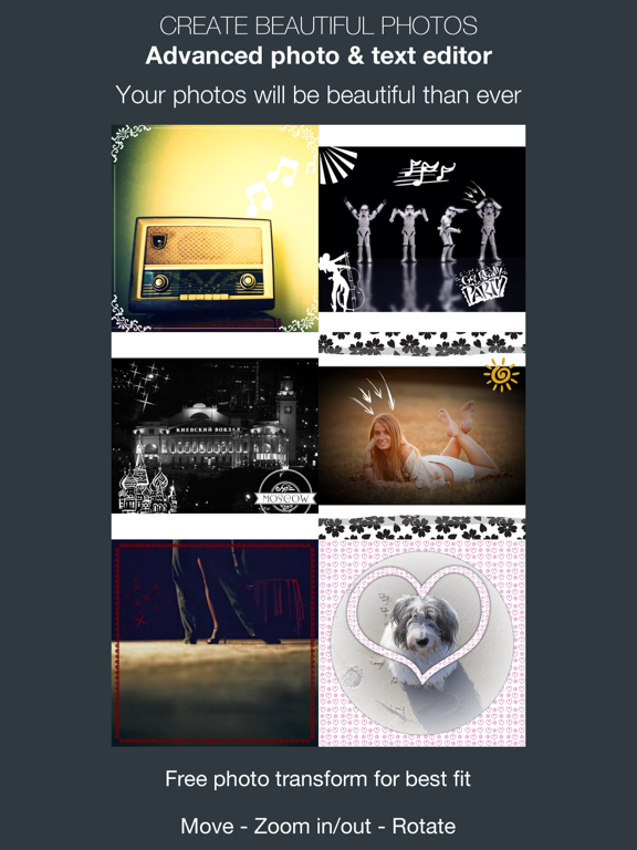 PicWhite : Pic frame, stickers