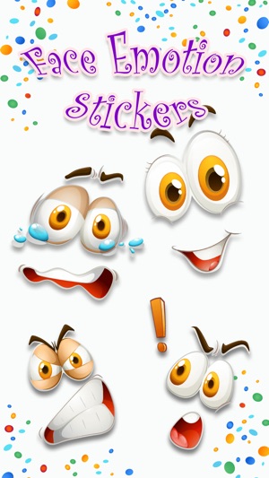 Face Emotion Stickers: Fun Cute Facial E
