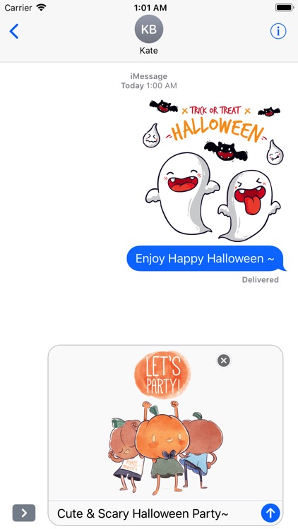 Hand Drawn Cute Halloween screenshot-4