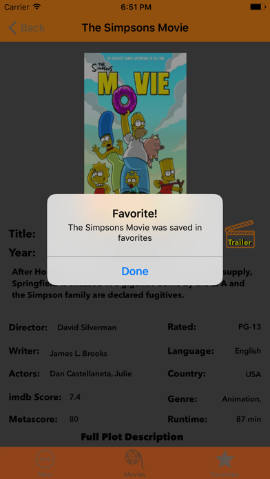 Screenshot #3 pour FavMovie