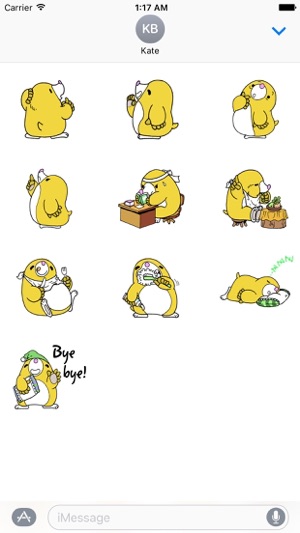 Cute Yellow Groundhog Sticker(圖3)-速報App