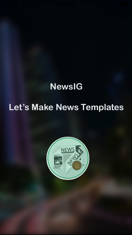 NewsIG - Create News Templates