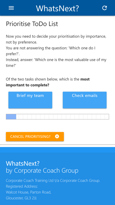 WhatsNext? iPhone screenshot 5 - Business app