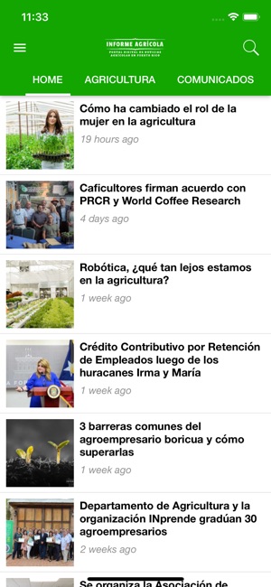 Informe Agricola