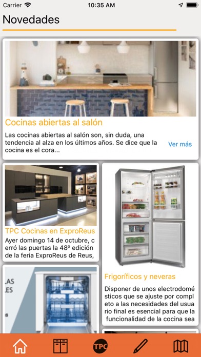Screenshot #1 pour TPC Cocinas App