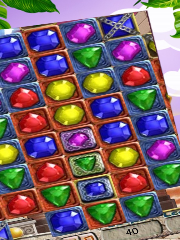 Jewels Jungle Game iPad screenshot