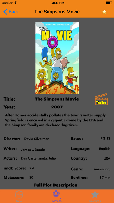 Screenshot #2 pour FavMovie