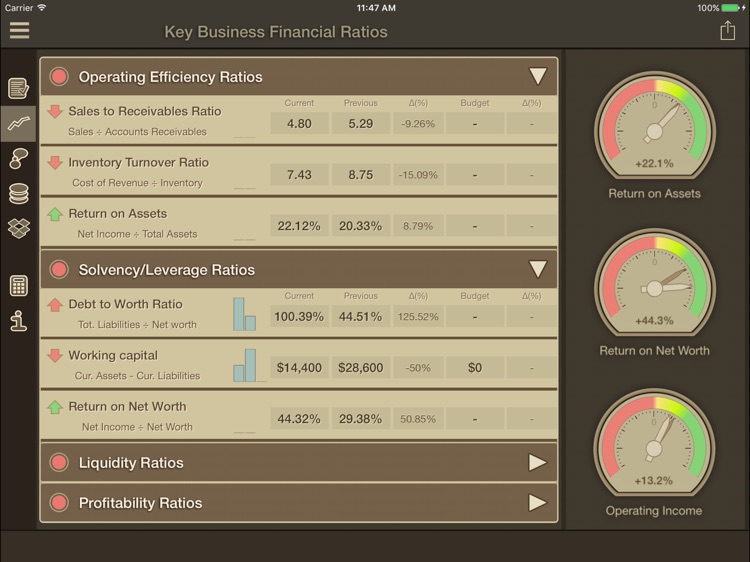 Key Financial Ratios