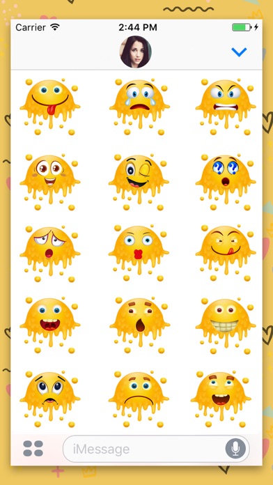 Slime Emoji : Animated sticker screenshot 3