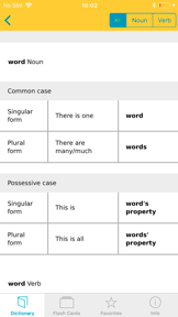Big German English Dictionary screenshot