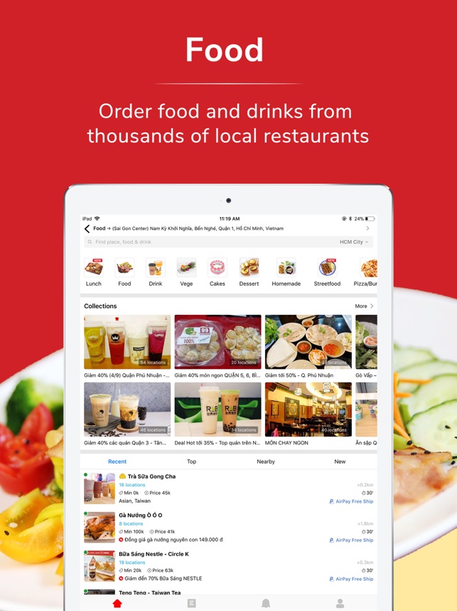 now vn food delivery on the app store now vn food delivery on the app store