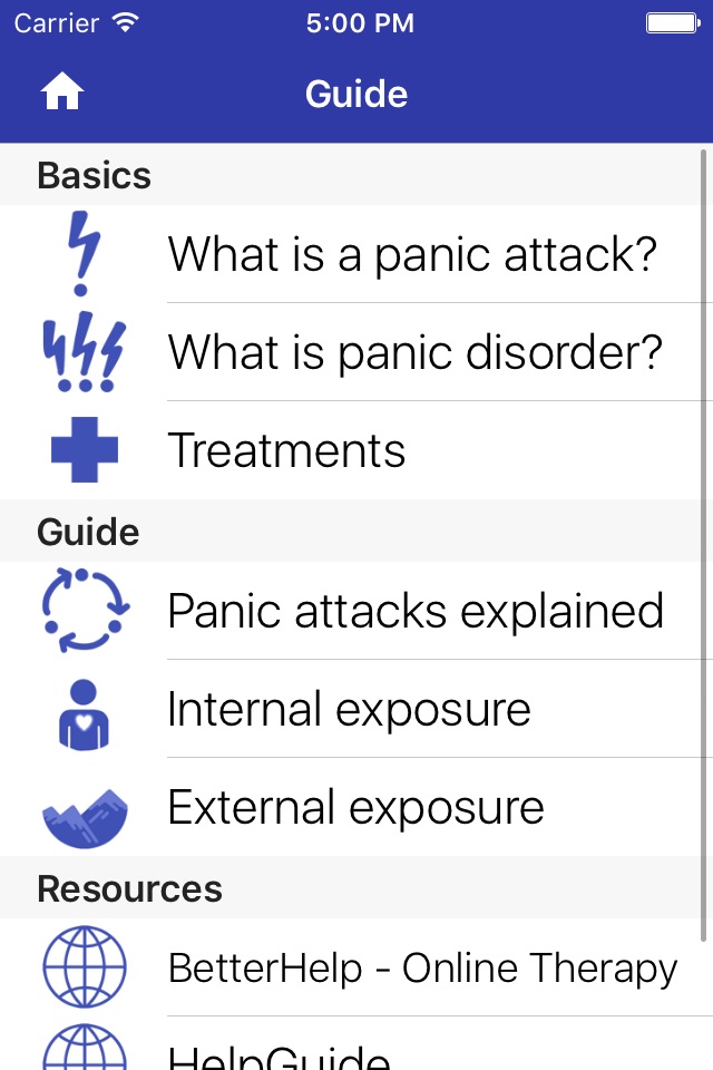 PanicShield - Panic Attack Aid screenshot 2