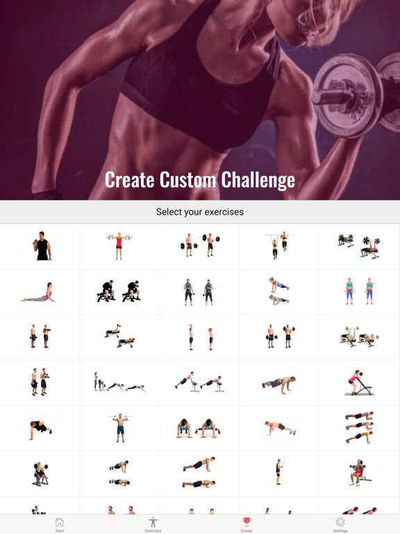 The 30 Day Arm Challenge iPad screenshot