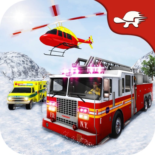 Rescue Run: Offroad Snow Emergency Heroes